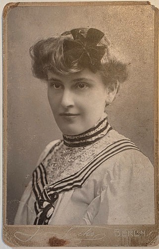 Kabinettfoto emilie krüger - kabinettfoto,