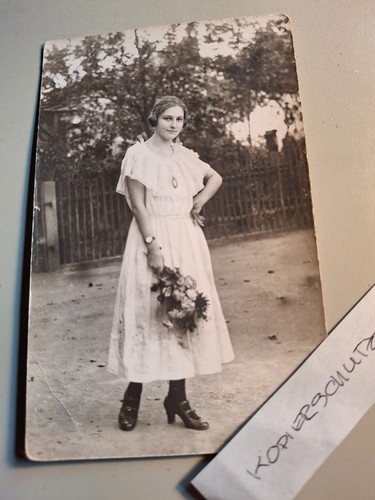 Vintage foto schöne junge - vintage,