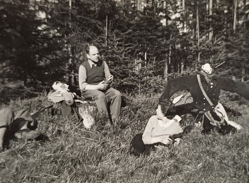 Paar mann und frau machen - und, 1937