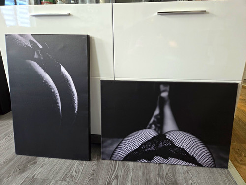 Schwarzweiß aktfotografie - 2x,