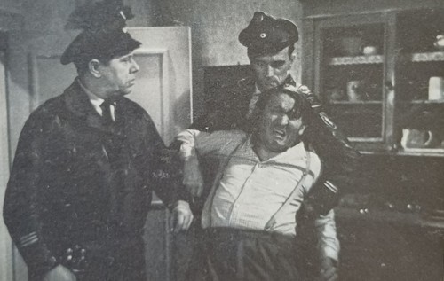 Zwei männer polizisten - zwei,