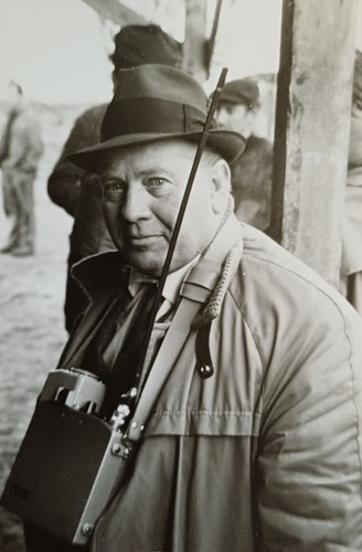 Porträt mann jäger - mit, hut