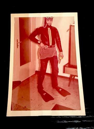 Original altes photo taucher - original,