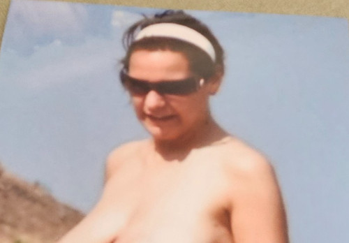 Frau junge dame posiert - junge, nackt