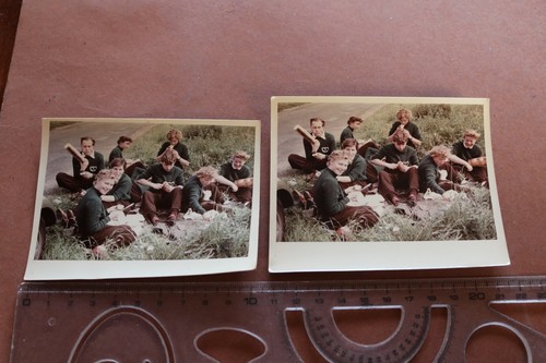 Zwei alte fotos gruppe - zwei,